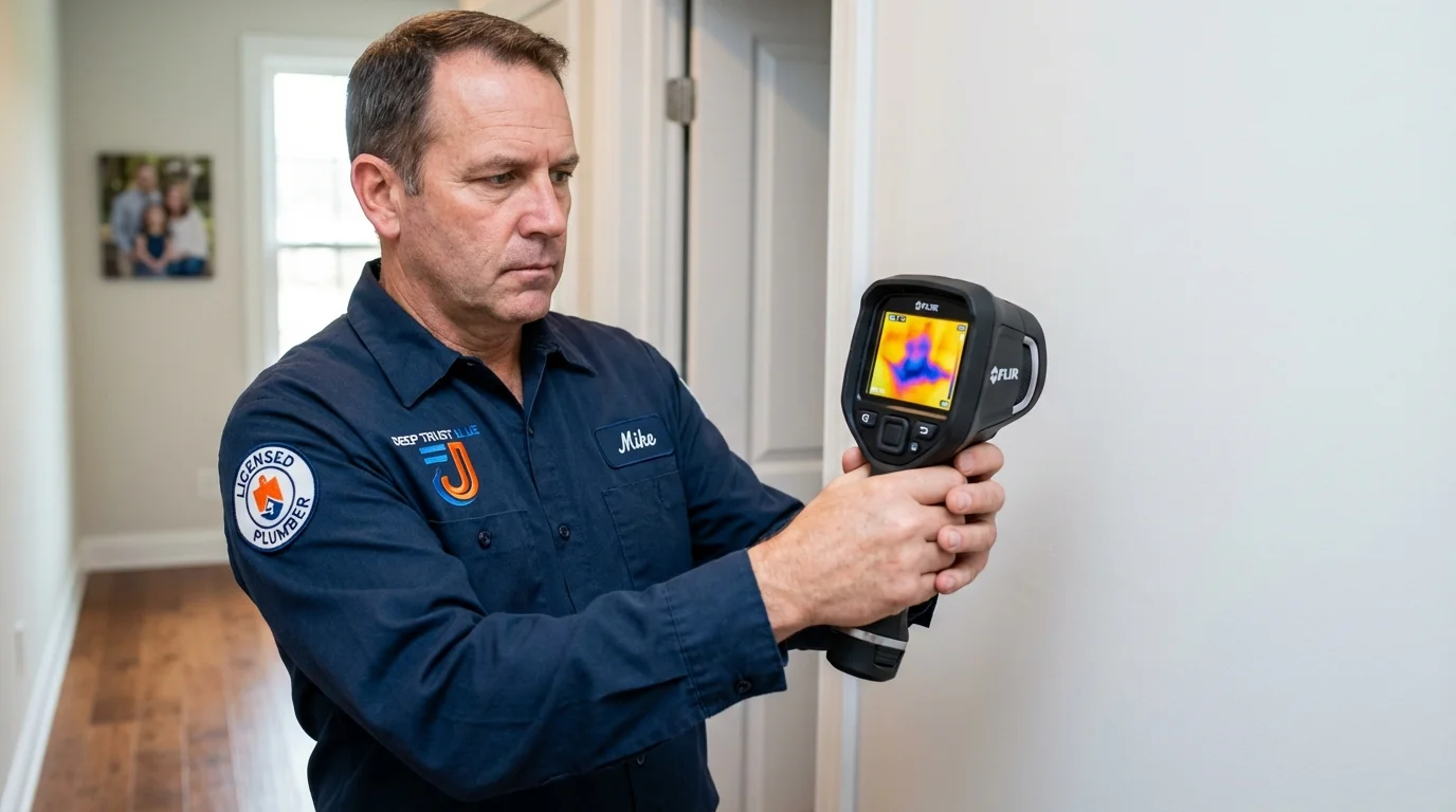 Thermal imaging leak detection by Johns Plumbing LLC in Maytown